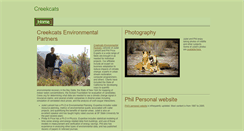 Desktop Screenshot of creekcats.com